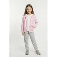 Adidas Trainingspak 'ESSENTIALS' grijs gemêleerd / rosa / wit