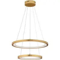 Lyora Gouden hanglamp Empatia design dubbel