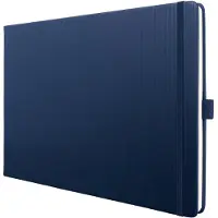 Sigel Conceptum Notitieboek A4 Landscape - Donkerblauw puntgelijnd hardcover 132 pagina's 100 grams - SI-CO206