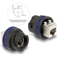 HQ Products RJ45 Cat.6A built-in connector black