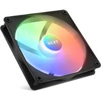 NZXT F140 RGB CORE black - Ventilator 1 stuks - 140 mm - 4 Pins - 500rpm - 1500rpm - RGB - zwart