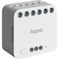 Aqara Relaismodule Dual Relay Module T2 - 2-kanaals - Zigbee - 100-250v Ac/dc