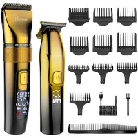 Hatteker Scttomon 3-in-1 Elektrische Heren Trimmer – Baardtrimmer, Lichaamshaartrimmer & Neustrimmer – Waterdicht, USB Oplaadbaar – Zwart