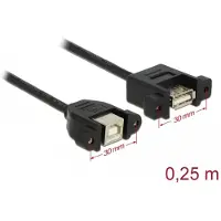 DeLOCK USB A naar USB B inbouw printerkabel -