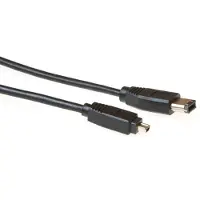 ACT Firewire IEEE1394 aansluitkabel 6-pin male - 4-pin male 4,50 m