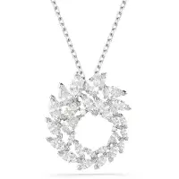 Swarovski Hangers 'MESMERA' zilver / wit