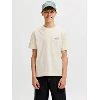 Jack & Jones Junior Shirt 'JORNORREBRO' donkerlila / wit