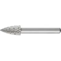 PFERD TOOLS 22441336 Freesstift HSS Spitsboog Lengte 60 mm Afmeting, Ø 10 mm Werklengte 20 mm Schachtdiameter 6 mm 1 stuks