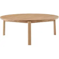 Audo Copenhagen Passage Lounge Tafel Natural Oak | Ø90