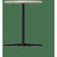 Audo Copenhagen Nook Eettafel Ø60 cm | Black | Kunis Breccia Stone