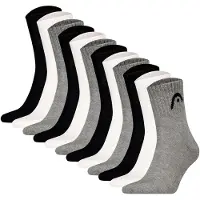 Head Sportsokken grijs / zwart / wit