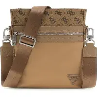 GUESS Schoudertas 'Berlin' grijs / zwart