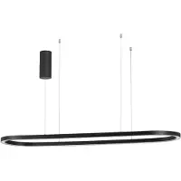 Lyora Ovale hanglamp Cuppe zwart
