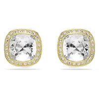 Swarovski Oorbellen 'UNA' goud / transparant