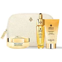 Guerlain set: Abeille Royale anti-verouderingsdagcrème voor het gezicht, 50 ml + Abeille Royale revitaliserende olie voor gezicht en hals, 15 ml + Abeille Royale reinigingsschuim, 40 ml