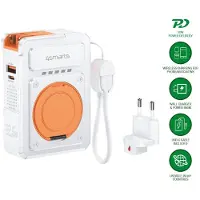4smarts 6-in-1 hybride oplader. Draadloze powerbank