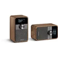 Sangean DDR-8 compacte houten DAB+ en FM radio met Bluetooth ontvangst, Vintage Walnut
