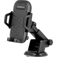 Phreeze Telefoonhouder Auto - Sterke 3M Gel Zuignap - GSM Houder Dashboard - Autohouder voor Dashboard, Voorruit en Raam - Draaibaar & Verstelbaar - Universeel