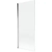 Mexen Mist badwand 1-vleugelig 80 x 150 , transparant, chroom - 8A9-080-001-01-00