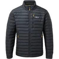 Rab - Donsjassen - Microlight Jacket Beluga voor Heren - Maat S - Grijs