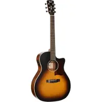 Cort GA1E Open Pore Sunburst elektrisch-akoestische westerngitaar