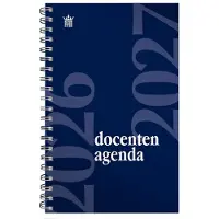 Ryam Docenten agenda 2026/2027 - Zwart - A5 - Spiraal - Weekoverzicht - 12x19 cm