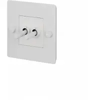 Buster + Punch - 1G double toggle cross Schakelaar