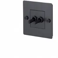 Buster + Punch - 1G double toggle cross Schakelaar