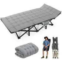 Blooming Good Blooming Goods – Campingbedje met Matras – Opvouwbaar Camping Bedje Inclusief Comfortabel Matras – Ideaal voor Reizen en Logeren