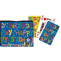 Piatnik Speelkaarten - Happy Birthday - In geschenkdoosje