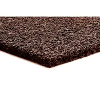 Gj Floors - Schoonloopmat spaghetti Elite | Bruin - Breedte: 1,20 meter - Dikte: 15 mm - Materiaal: Polymeren