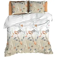Satin d'or Zizi Dekbedovertrek - Extra breed - 260x200/220 cm - Beige