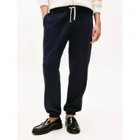Tommy Hilfiger Broek 'Essential' donkerblauw / wit