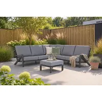 Santika Furniture Santika Cinta hoek loungeset 4-delig