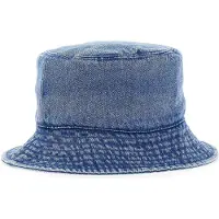 GUESS Denim Rain Hat Hoeden Dames - Blauw - Maat L