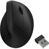 Keychron M5 Draadloze Verticale Muis 30000 DPI PixArt 3950 Zwart Zijscroll