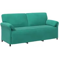 vidaXL 3-Zits Sofa Turquoise 198 x 83 x 95 cm Fluweel
