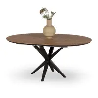 De Bommel Meubelen Uitschuiftafel Ventura - rond 130/170 cm - Lamulux Mango