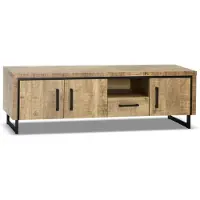 De Bommel Meubelen TV meubel Sheridan - 169 cm - Lamulux Mango - 3 deuren, 1 lade, 1 open vak