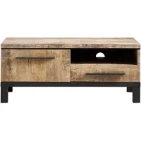 Pronto Wonen TV-meubel Atrio - Melamine - Bruin - 115 cm breed -