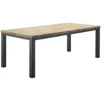 Pronto Wonen Eettafel Atrio 190x90 cm rechthoekig - 4 Poten/Rechte poten - Melamine - Bruin -