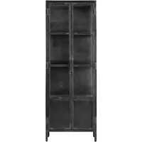 Pronto Wonen Vitrinekast CARPINO (65 CM) metaal glas