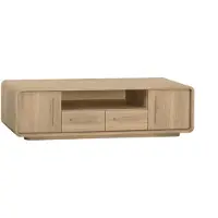 De Bommel Meubelen TV meubel Serenata - 160 cm - Lamulux Old Oak - 2 deuren, 2 laden, 1 open vak