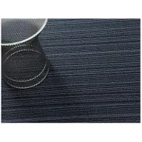 Chilewich deurmat 46x71cm Skinny Stripe blue