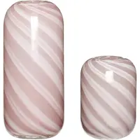 Hubsch Snoepvazen Roze (set van 2)