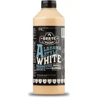 Grate Goods Alabama White Barbecue Sauce 775ml - Authentieke Tangy Twist - Groot Formaat & Opvallend Wit - BBQ Saus - Traditionele Zuidelijke Smaakbeleving