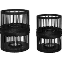 Hubsch Hexa lantaarn set van 2 stuks - 031505