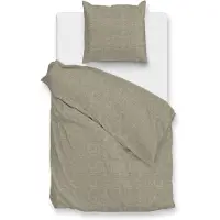 Zohome Zo Home Dekbedovertrek Flanella di Lino - khaki beige 140x200/220cm