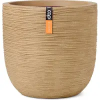 Capi Europe Bloempot Nature Rib Beige D 35 H 34 Cm