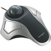 Kensington , Souris TrackBall ergonomisch met draad voor PC, Mac, ambidextrous, Grijs